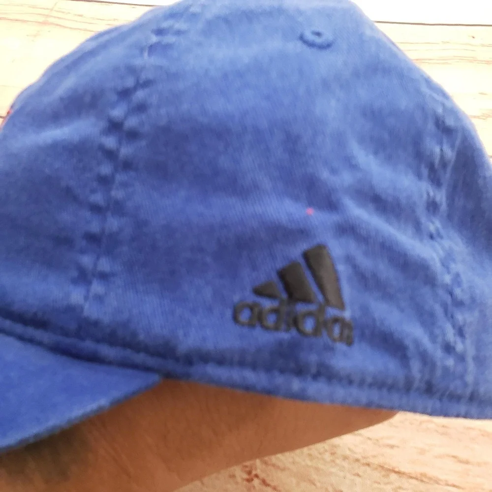 Philadelphia 76ers Hat Cap Strap Back One Size Blue‎ NBA Basketball Adidas Mens